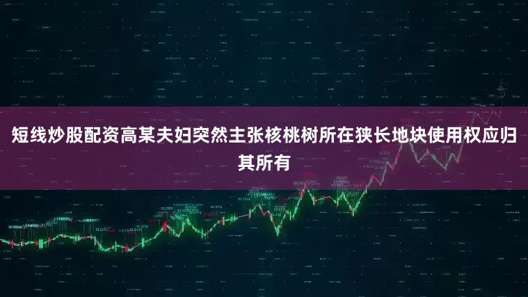 短线炒股配资高某夫妇突然主张核桃树所在狭长地块使用权应归其所有